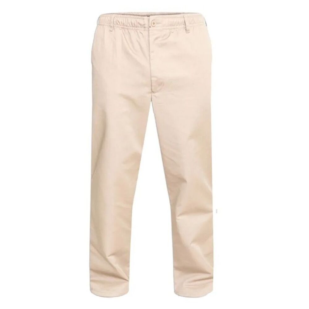 Duke Mens D555 Basilio Elasticated Waist Rugby Pants / Stone